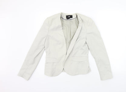 H&M Womens Beige   Jacket Blazer Size 10  - washable mark