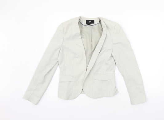 H&M Womens Beige   Jacket Blazer Size 10  - washable mark