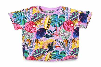 NEXT Boys Purple Geometric  Basic T-Shirt Size 2 Years