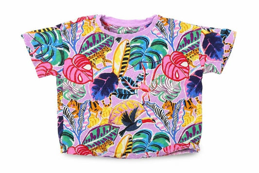 NEXT Boys Purple Geometric  Basic T-Shirt Size 2 Years
