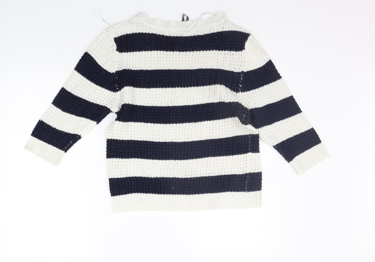 INTUITION  Womens Blue Striped  Pullover Jumper Size 12