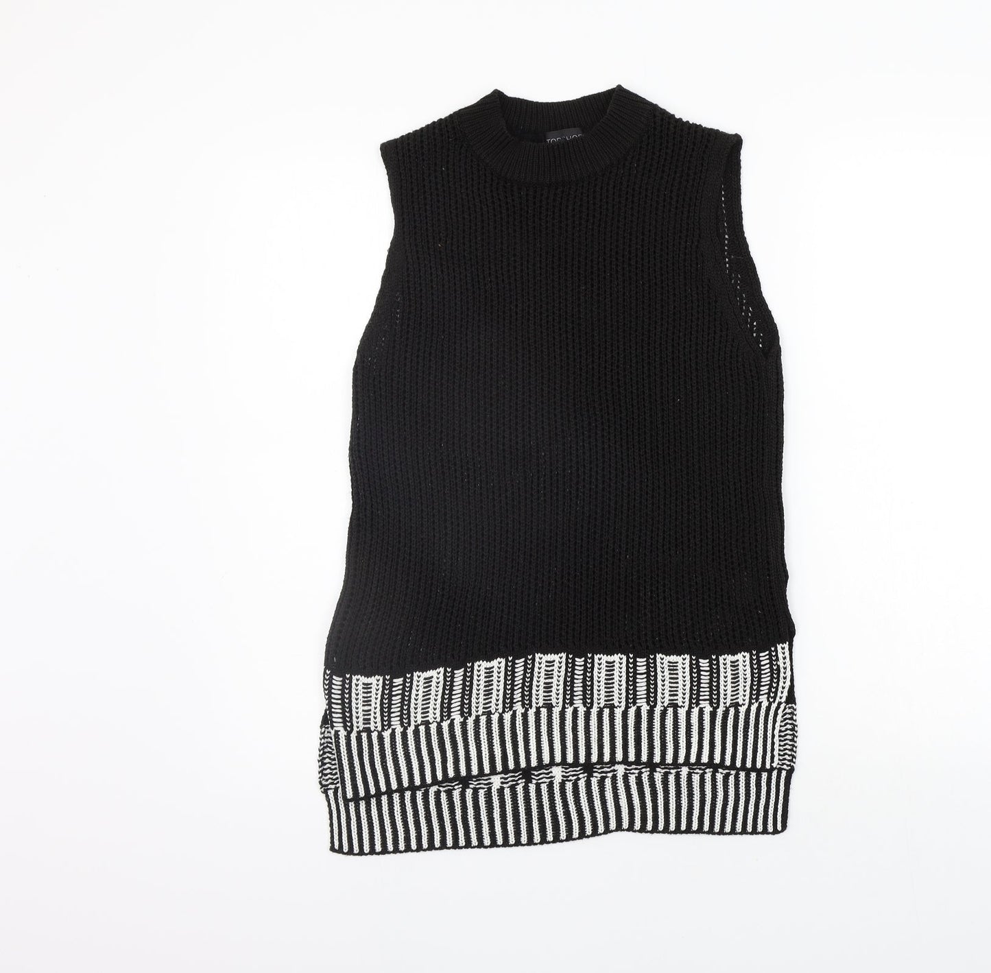 Topshop Womens Black   Jumper Dress  Size 8