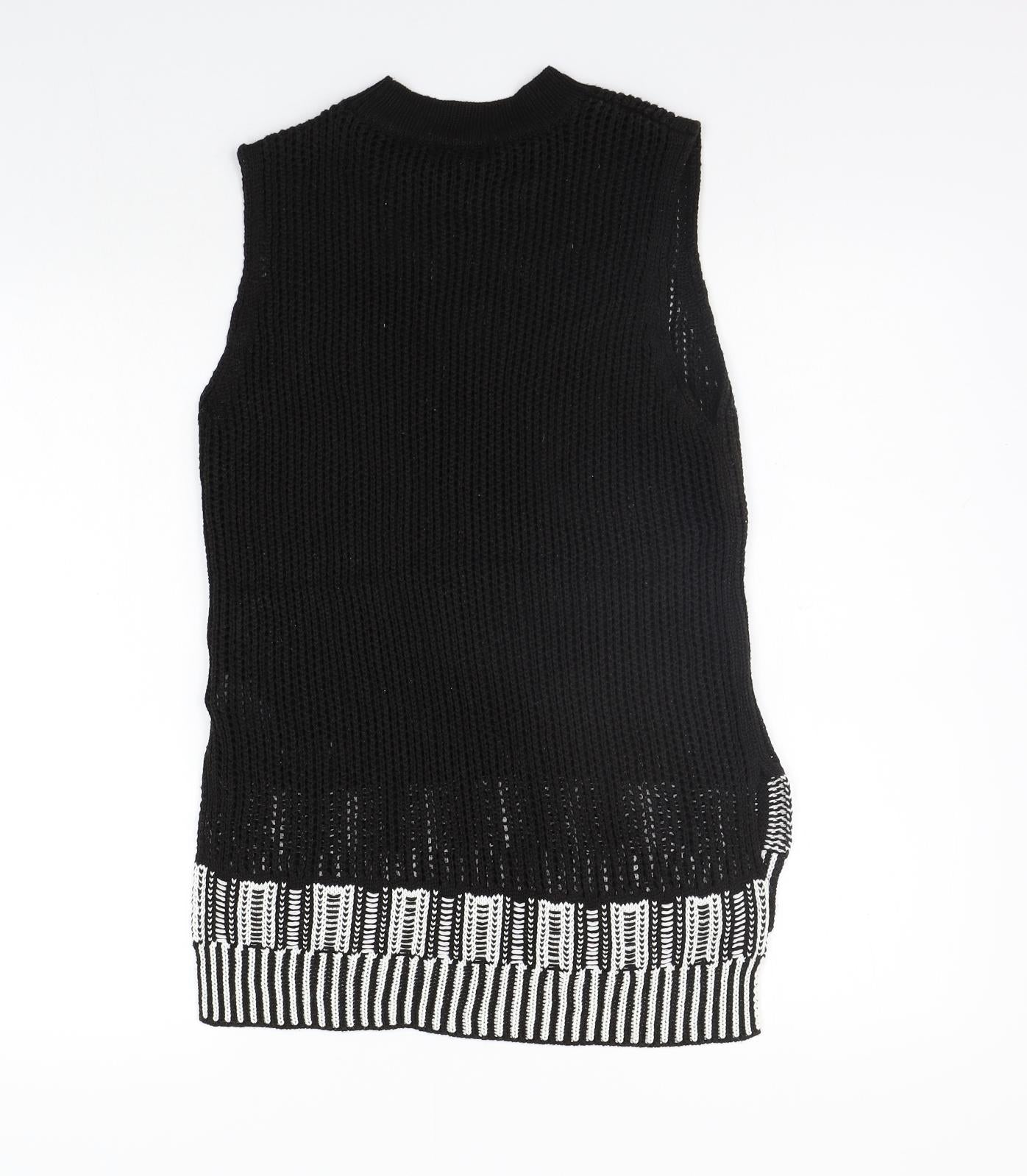 Topshop Womens Black   Jumper Dress  Size 8
