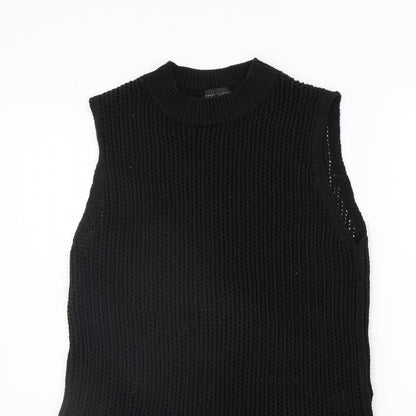 Topshop Womens Black   Jumper Dress  Size 8