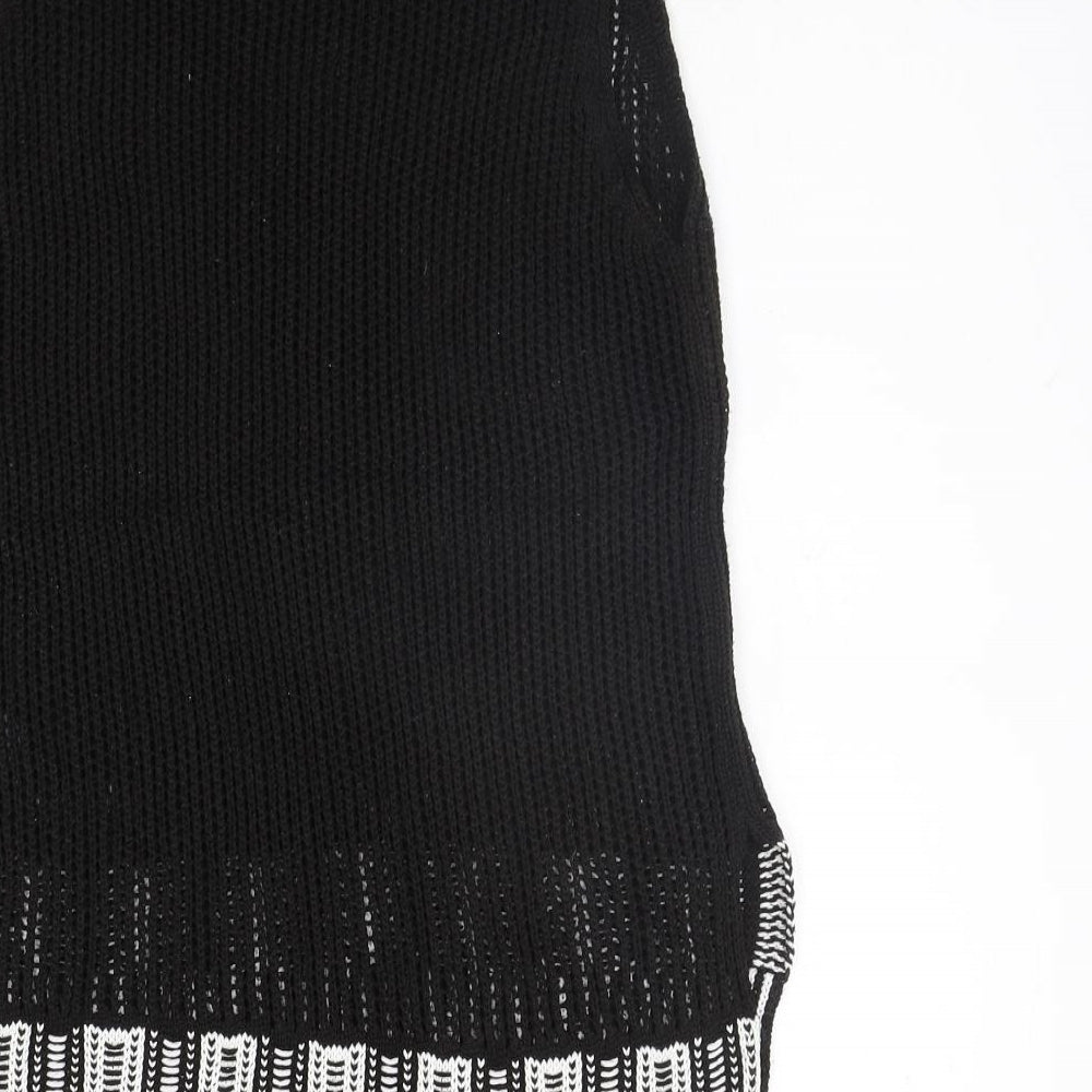 Topshop Womens Black   Jumper Dress  Size 8