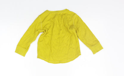 NEXT Girls Yellow   Pullover Jumper Size 2 Years  - washable mark