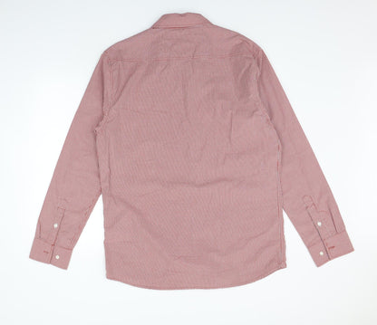 SOLE Womens Red Check  Basic Button-Up Size XL