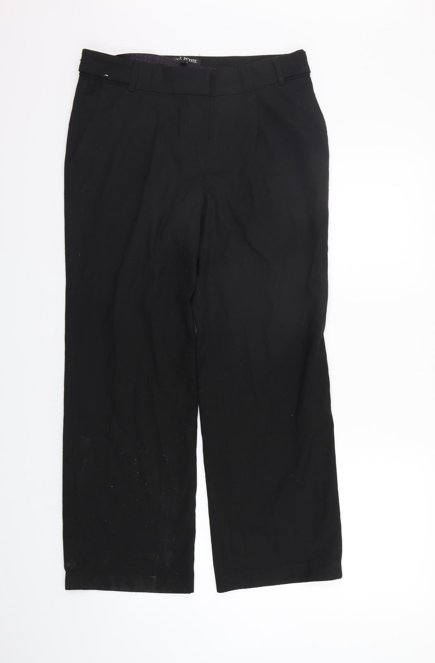 Womens UK Size 10 NEXT Regular Fit  Black Trousers