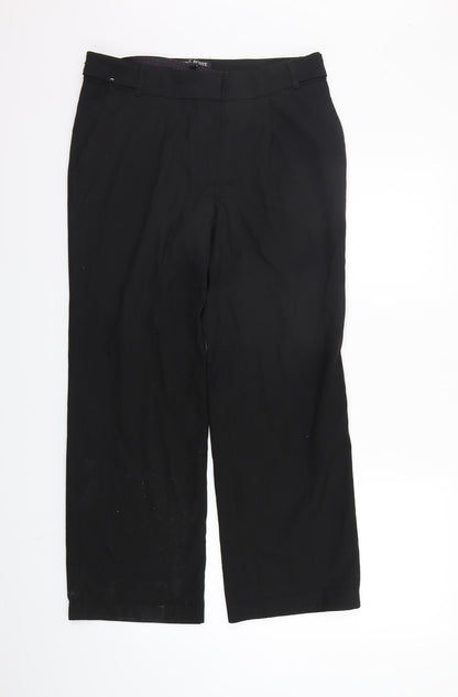 Womens UK Size 10 NEXT Regular Fit  Black Trousers