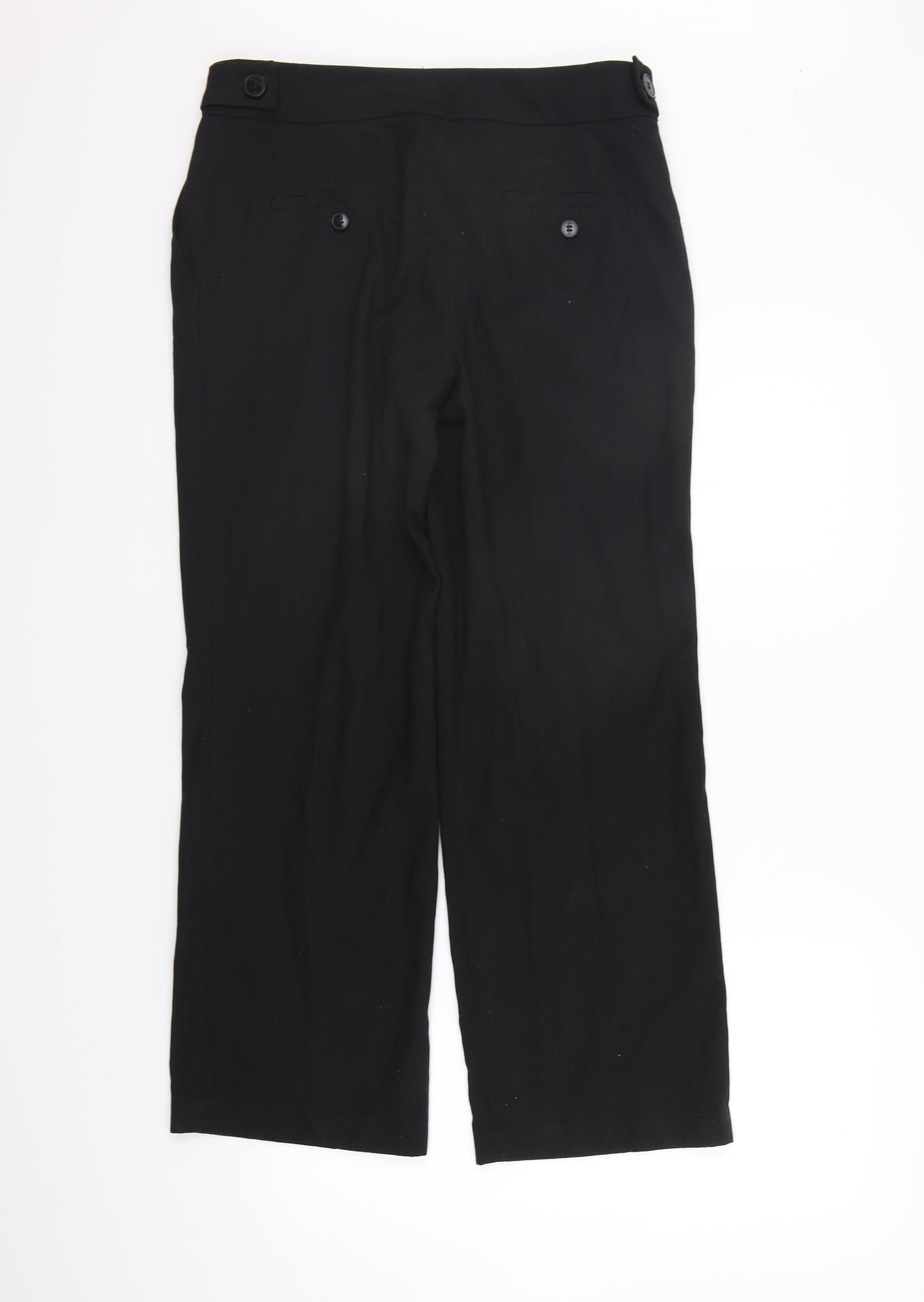 Womens UK Size 10 NEXT Regular Fit  Black Trousers