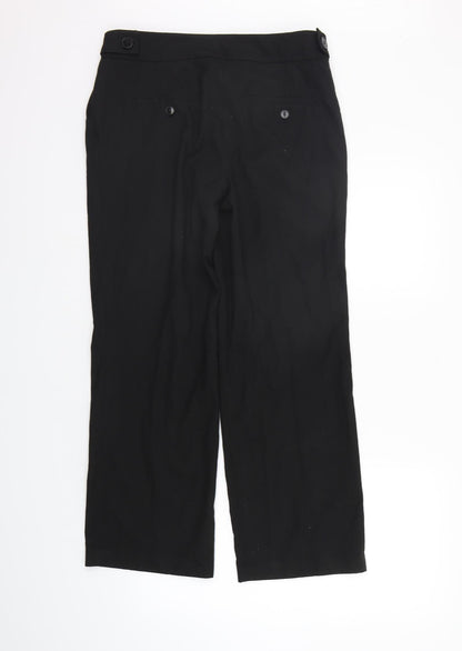 Womens UK Size 10 NEXT Regular Fit  Black Trousers