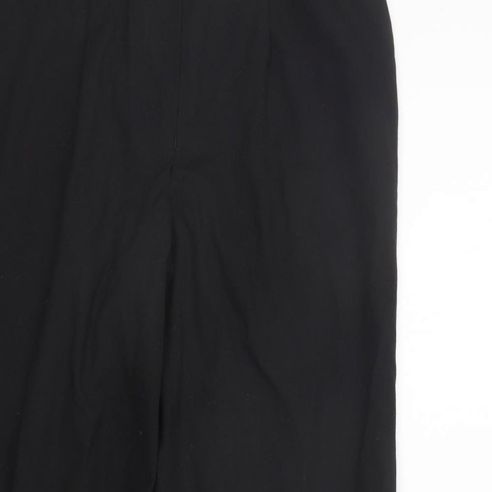 Womens UK Size 10 NEXT Regular Fit  Black Trousers