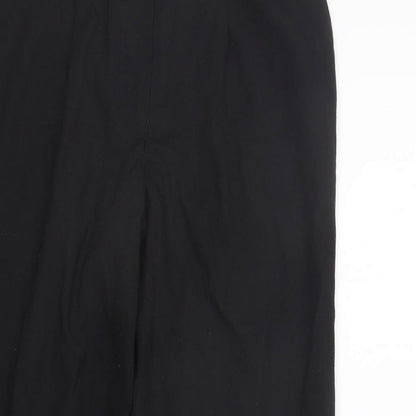 Womens UK Size 10 NEXT Regular Fit  Black Trousers