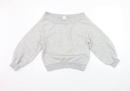Womens UK Size S H&M Grey Pullover Jumper