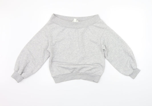 Womens UK Size S H&M Grey Pullover Jumper