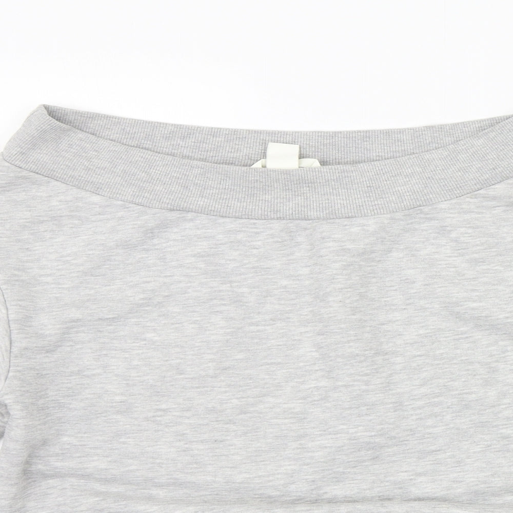 Womens UK Size S H&M Grey Pullover Jumper