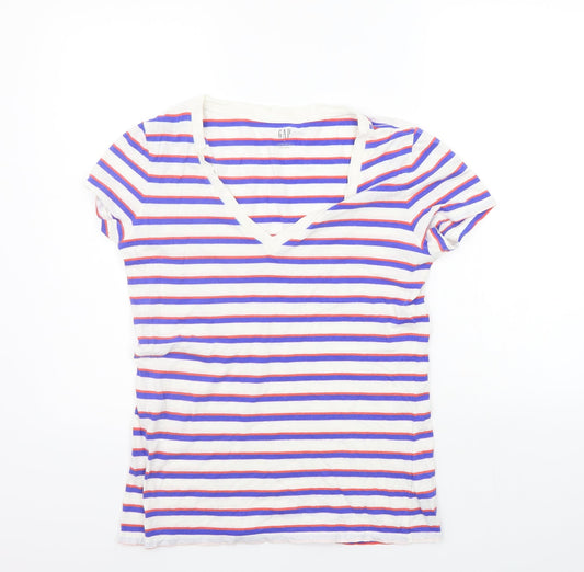 Womens UK Size S Gap Blue Basic T-Shirt