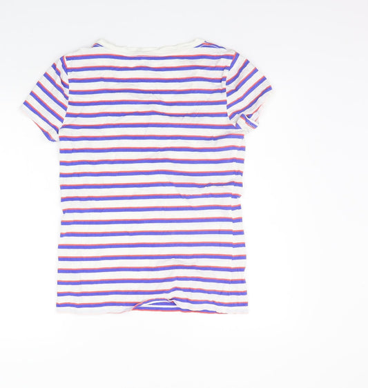 Womens UK Size S Gap Blue Basic T-Shirt