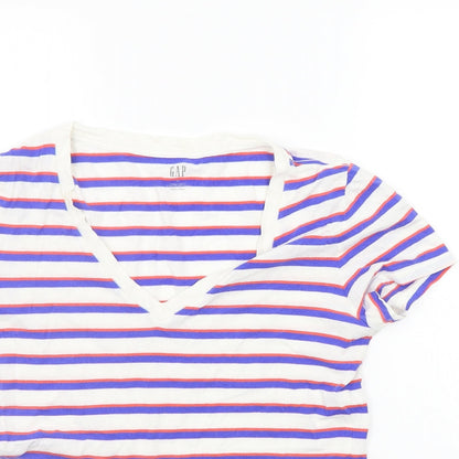 Womens UK Size S Gap Blue Basic T-Shirt