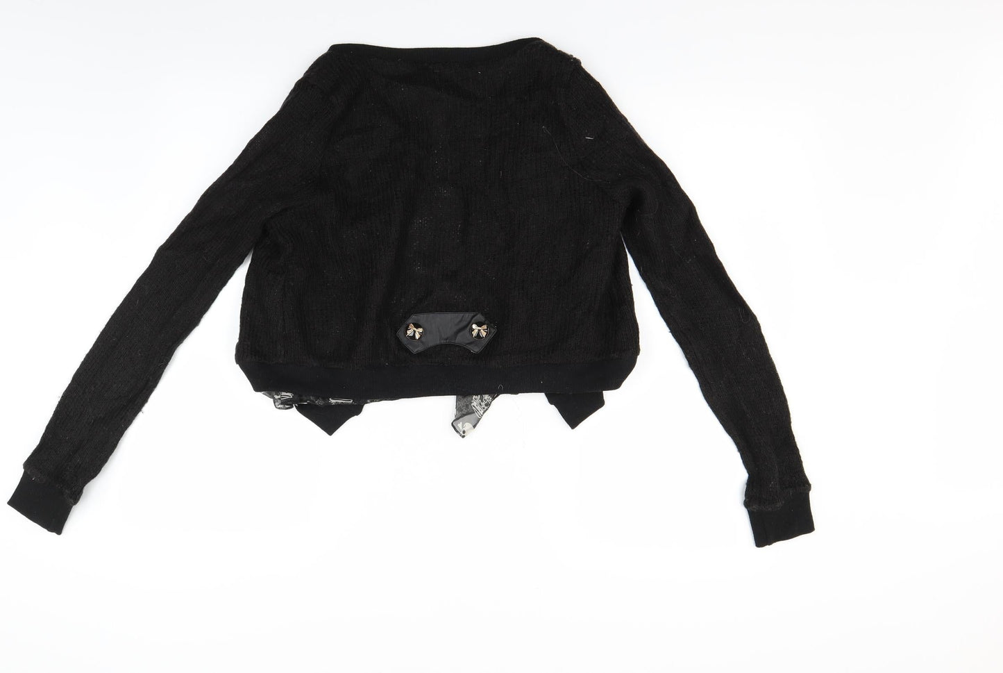 Cutie Womens Black   Cardigan Jumper Size S