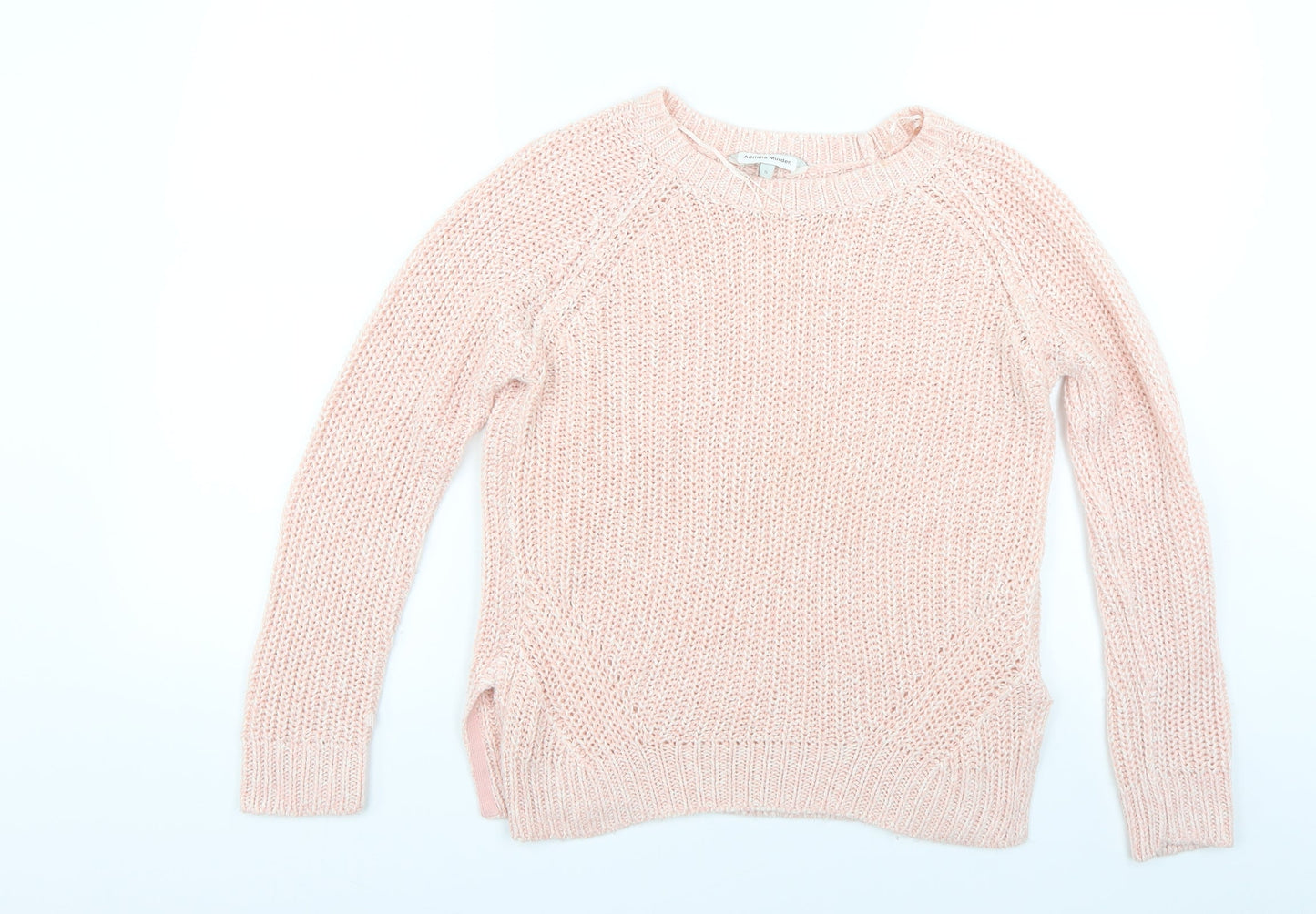 Womens UK Size S Peacocks Pink Pullover Jumper