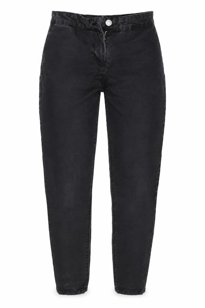 Womens UK Size 12 Papaya Regular Fit Skinny Black Jeans