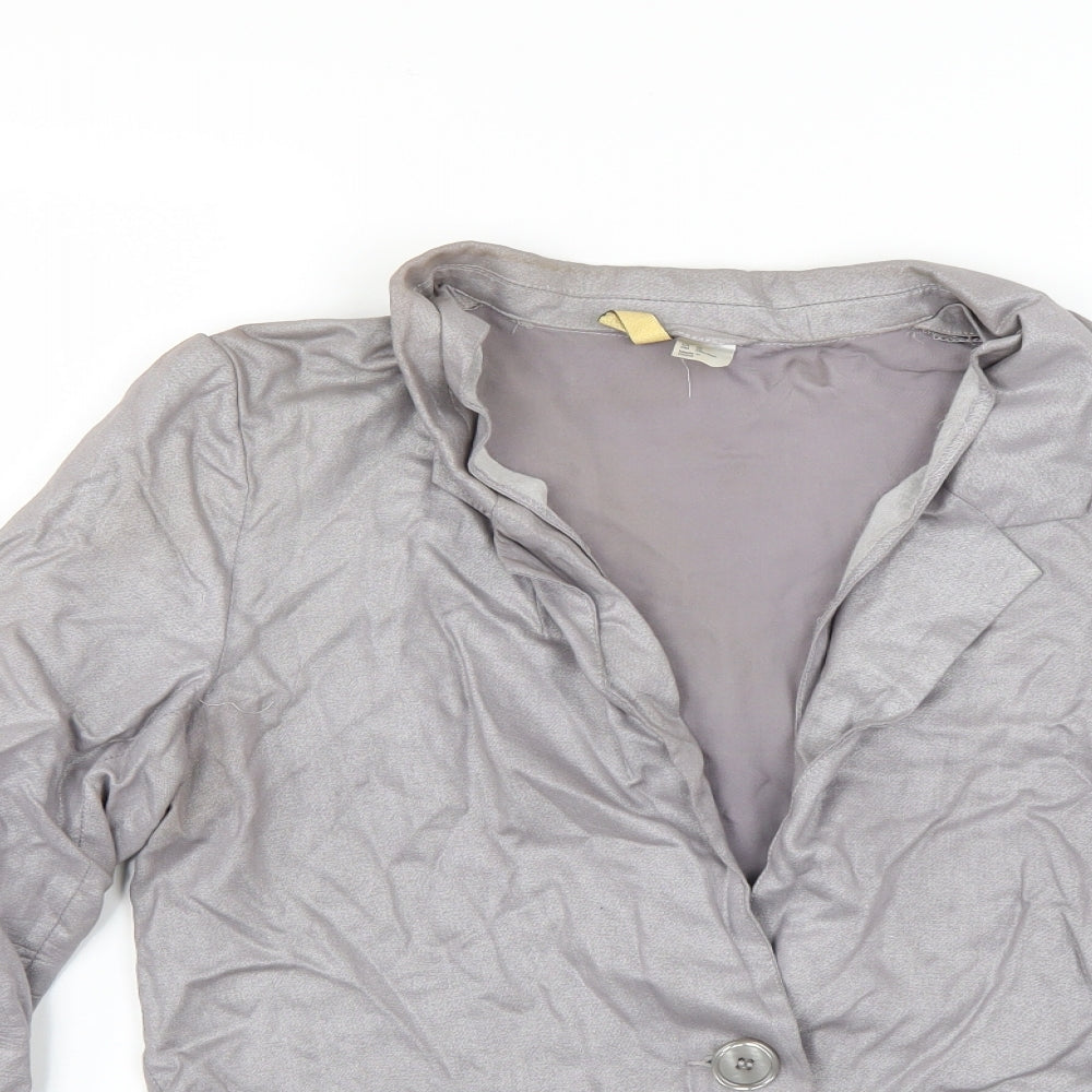 Divided Womens Grey   Jacket Blazer Size 12