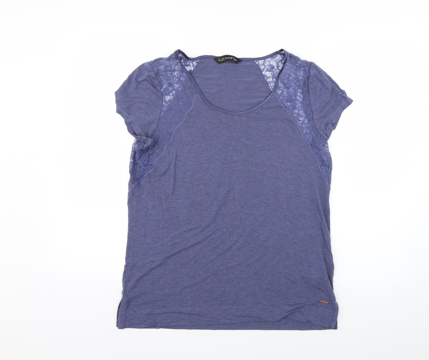 Autograph Womens Blue   Basic T-Shirt Size 14
