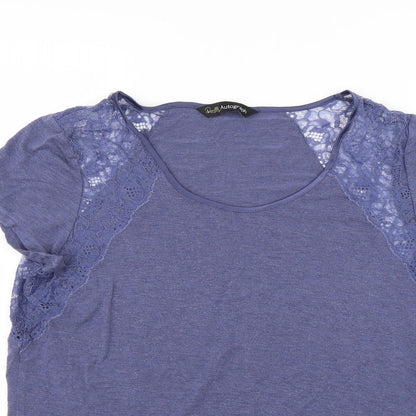 Autograph Womens Blue   Basic T-Shirt Size 14