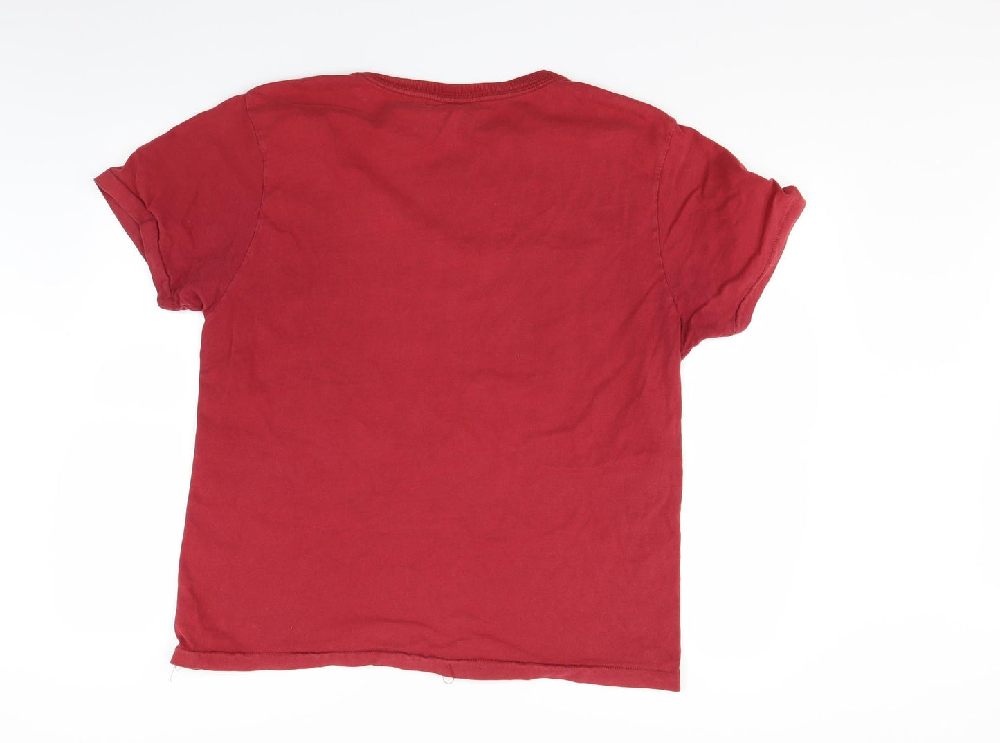 Ceader wood state Mens Red    T-Shirt Size L  - New York
