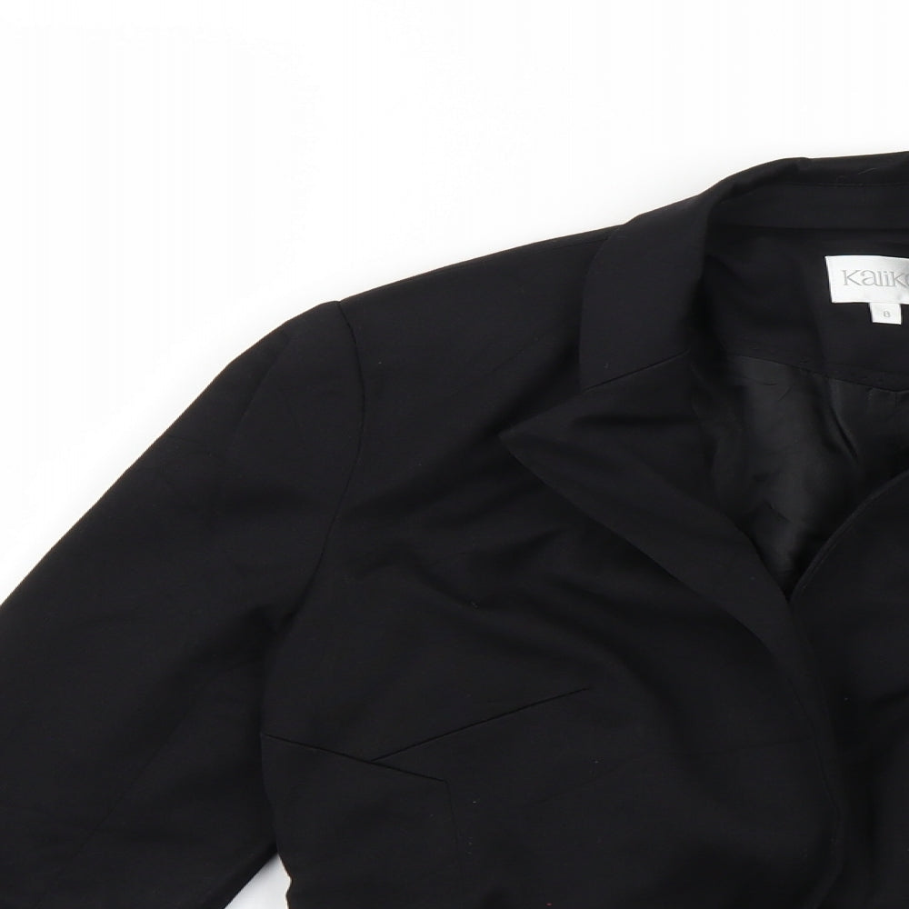 Womens UK Size 8 Kaliko Black Jacket