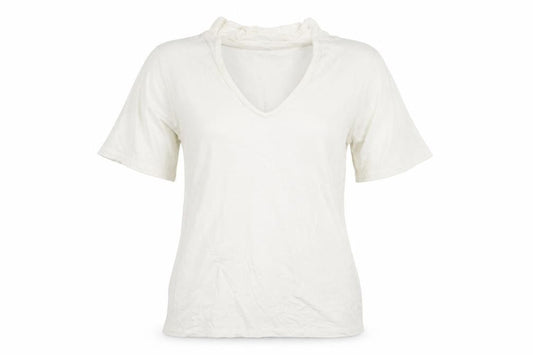 Womens UK Size 8 F&F White Basic T-Shirt