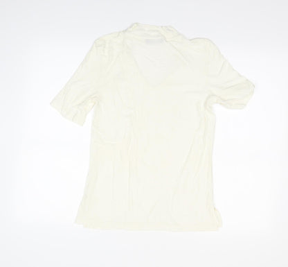 F&F Womens White   Basic T-Shirt Size 8