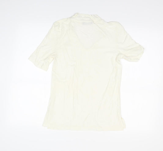 F&F Womens White   Basic T-Shirt Size 8