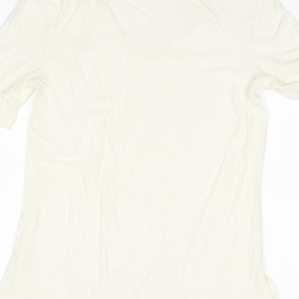 F&F Womens White   Basic T-Shirt Size 8