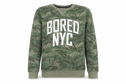 H&M Boys Green   Pullover Sweatshirt Size 9-10 Years