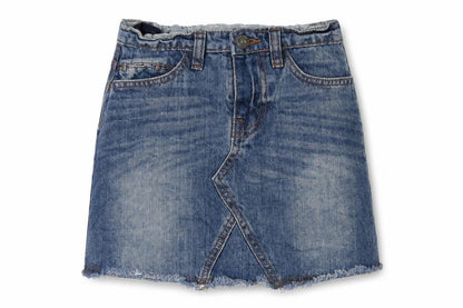 John Lewis Girls Blue  Denim Mini Skirt Size 8 Years