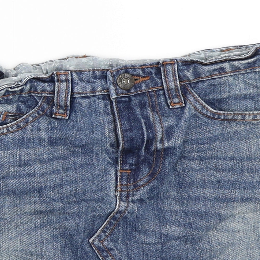 John Lewis Girls Blue  Denim Mini Skirt Size 8 Years