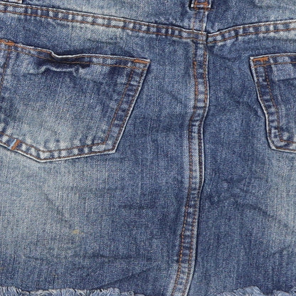 John Lewis Girls Blue  Denim Mini Skirt Size 8 Years