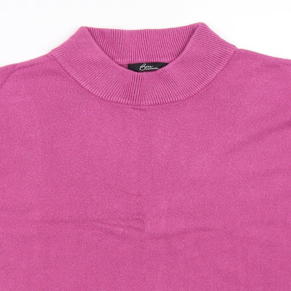 Bm Collection Womens Pink   Pullover Jumper Size L