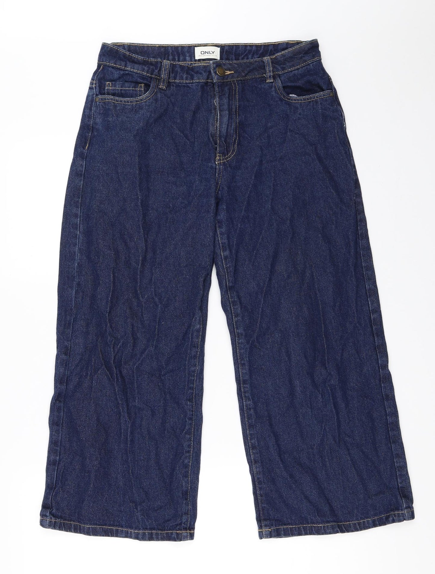 Only Womens Blue  Denim Cropped Jeans Size 29 in L22.5 in