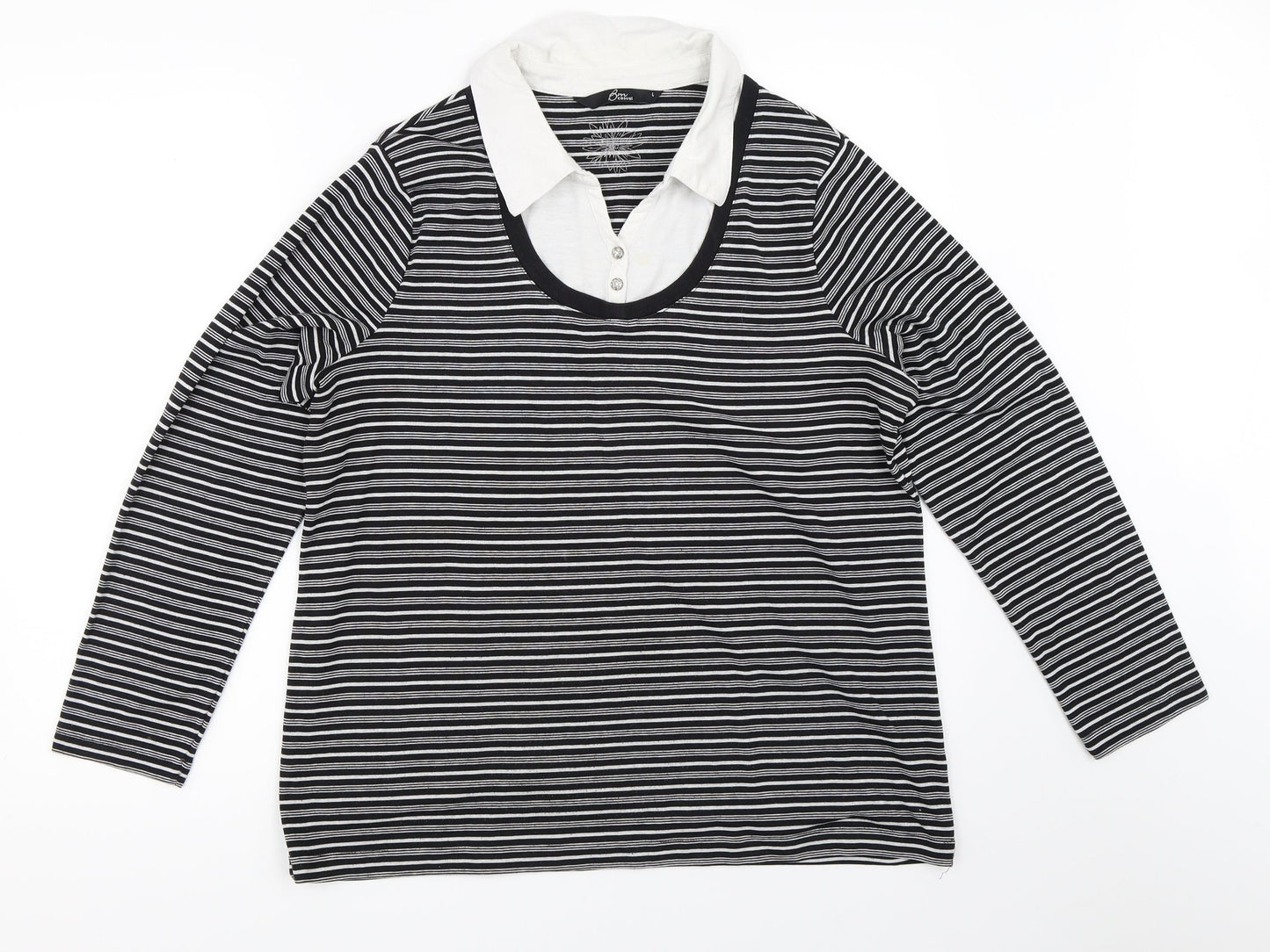 Womens UK Size L BM Black Pullover Jumper