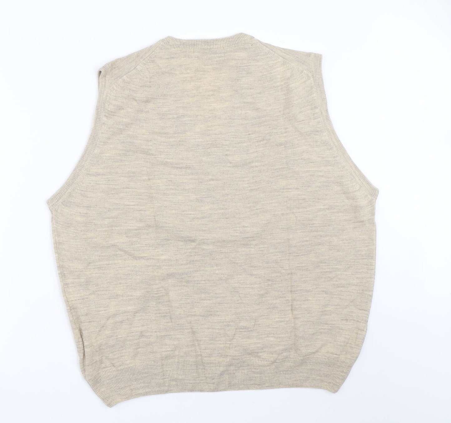 MC Casuals Mens Beige   Vest Jumper Size L