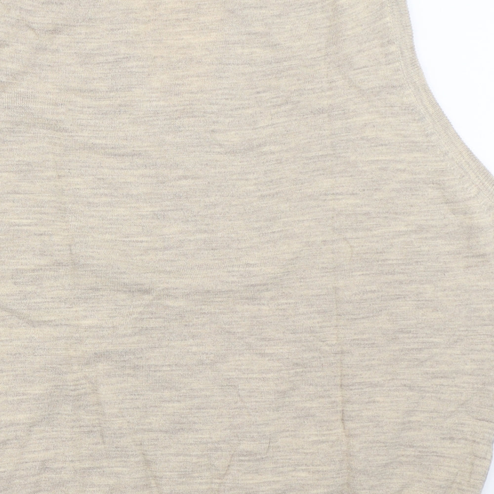 MC Casuals Mens Beige   Vest Jumper Size L