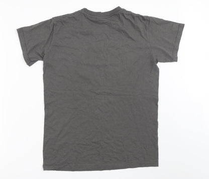 Mens UK Size S Gildan Grey  T-Shirt