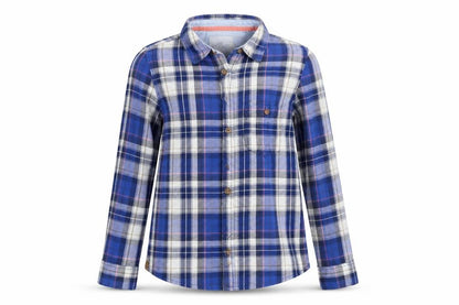 Womens UK Size 34 H&M Blue Basic Button-Up