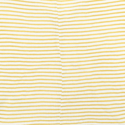New Look Womens Yellow Striped  Basic T-Shirt Size S