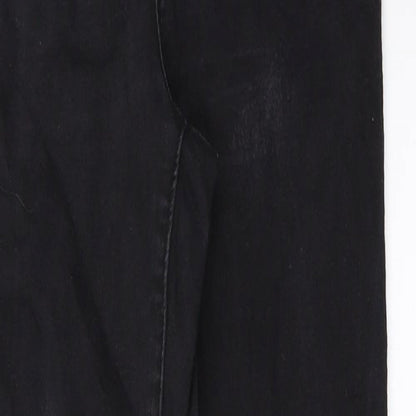 Primark Womens Black  Denim Skinny Jeans Size 10 L27.5 in