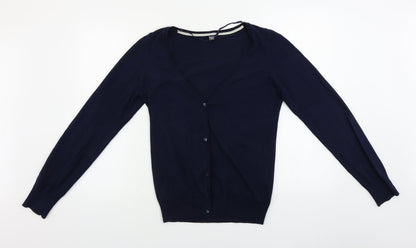 Womens UK Size L Pimkie Blue Cardigan Jumper