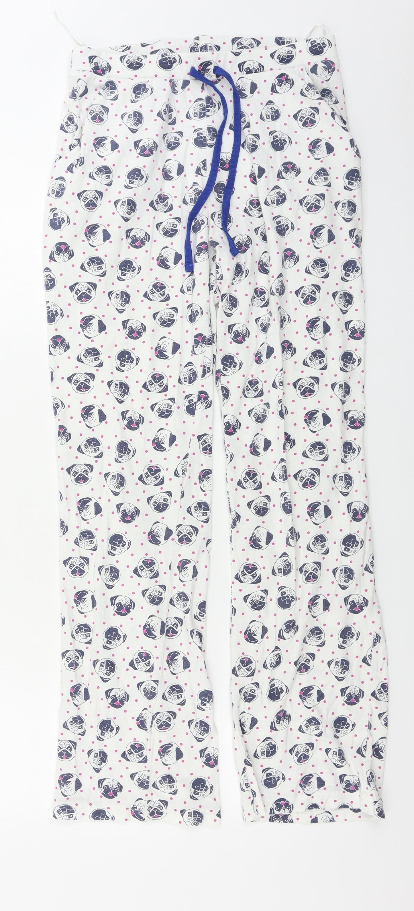 TU Womens White   Trousers  Size 10 L27 in